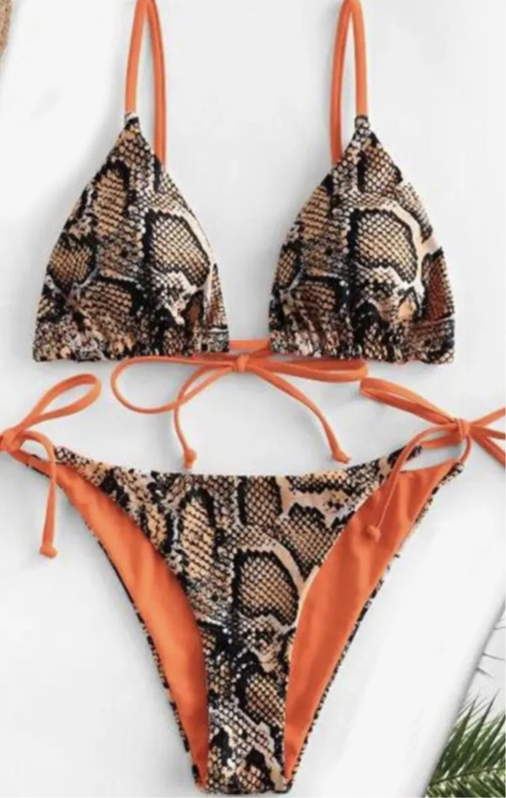 Reversible Python Print Bikini