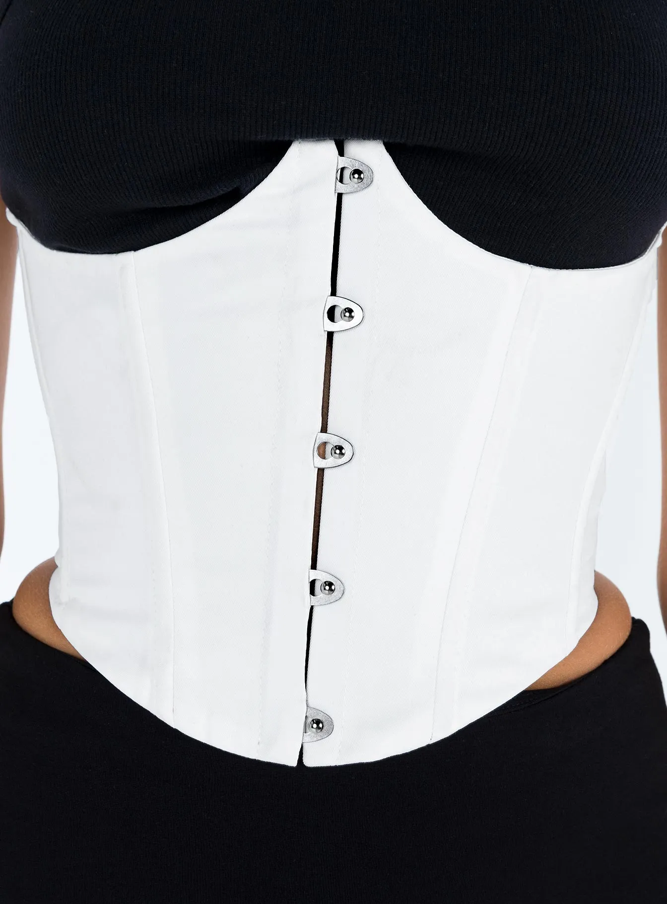 Rosina White Underbust Corset