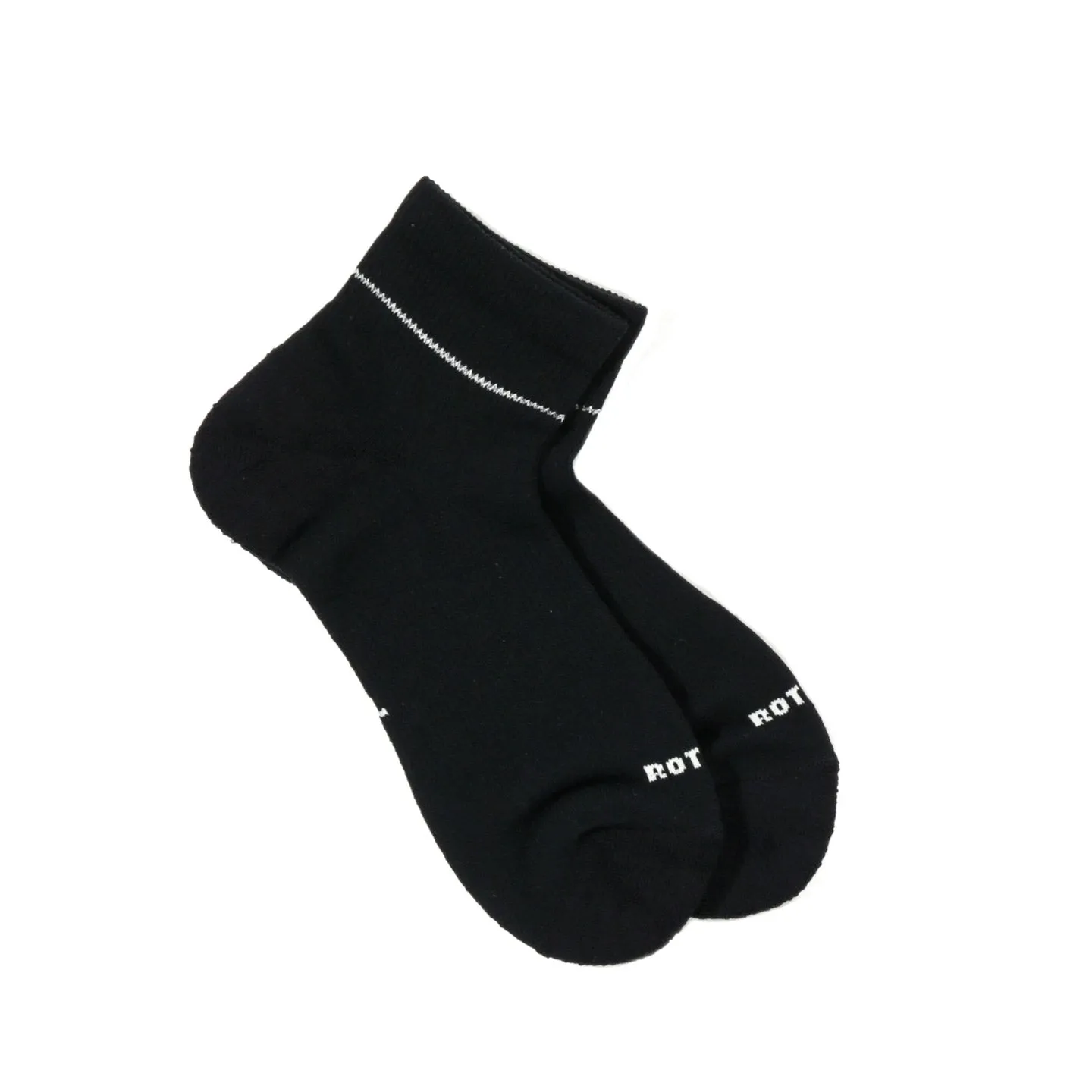 Rototo Merino Ankle Socks Black