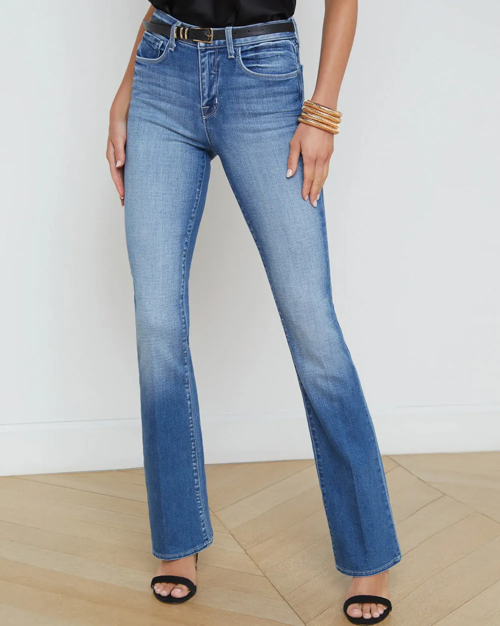 Selma Sleek Baby Bootcut Jean in Gardena High Rise