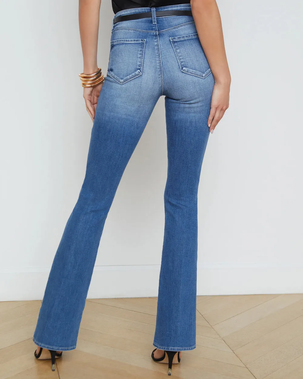 Selma Sleek Baby Bootcut Jean in Gardena High Rise