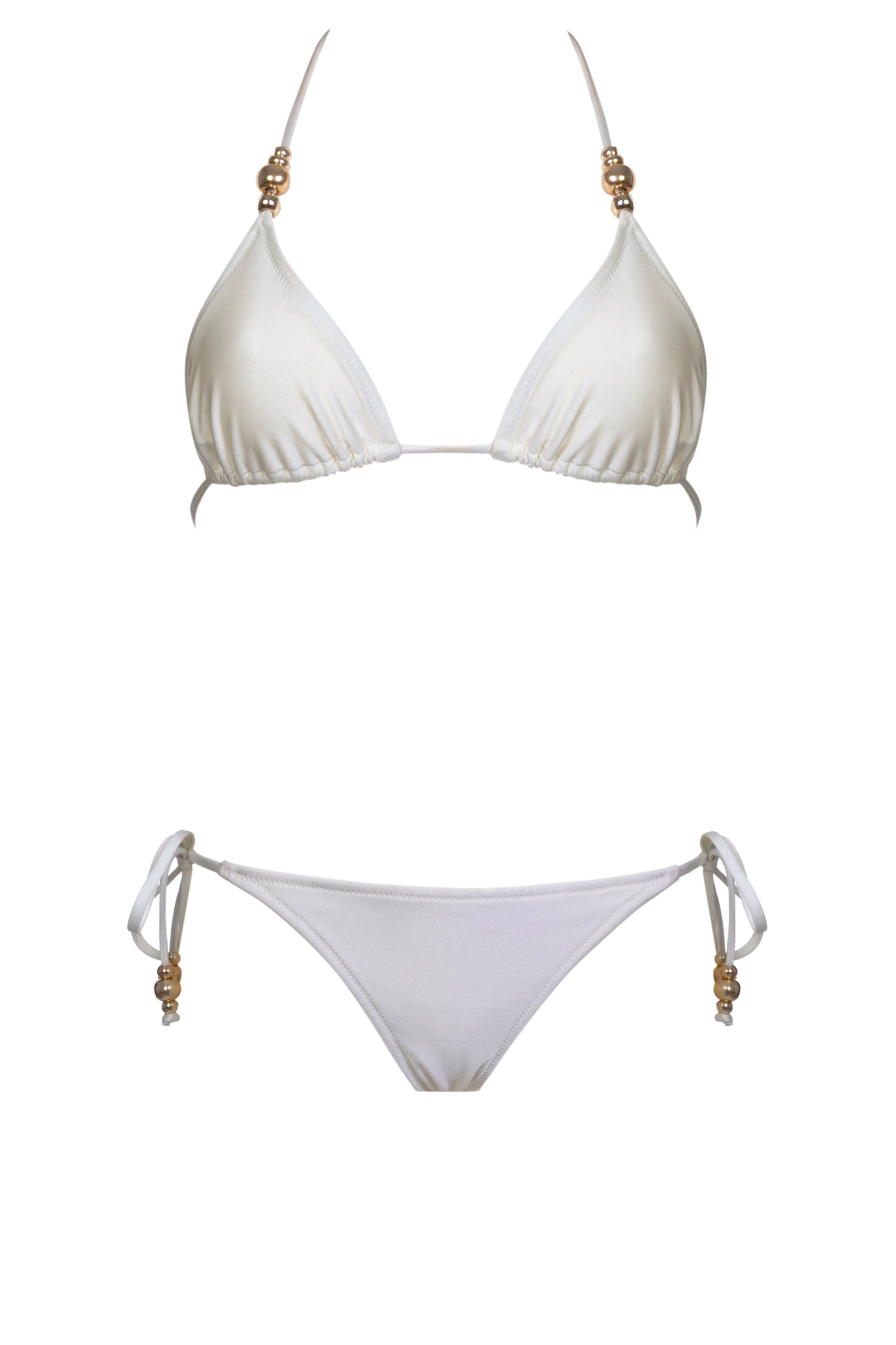 Shani Shemer Charlotte Bikini Top Cream - Order Now