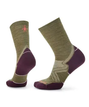 Smartwool Women’s Run Cold Weather Targeted Cushion Crew Socks – Winter Moss