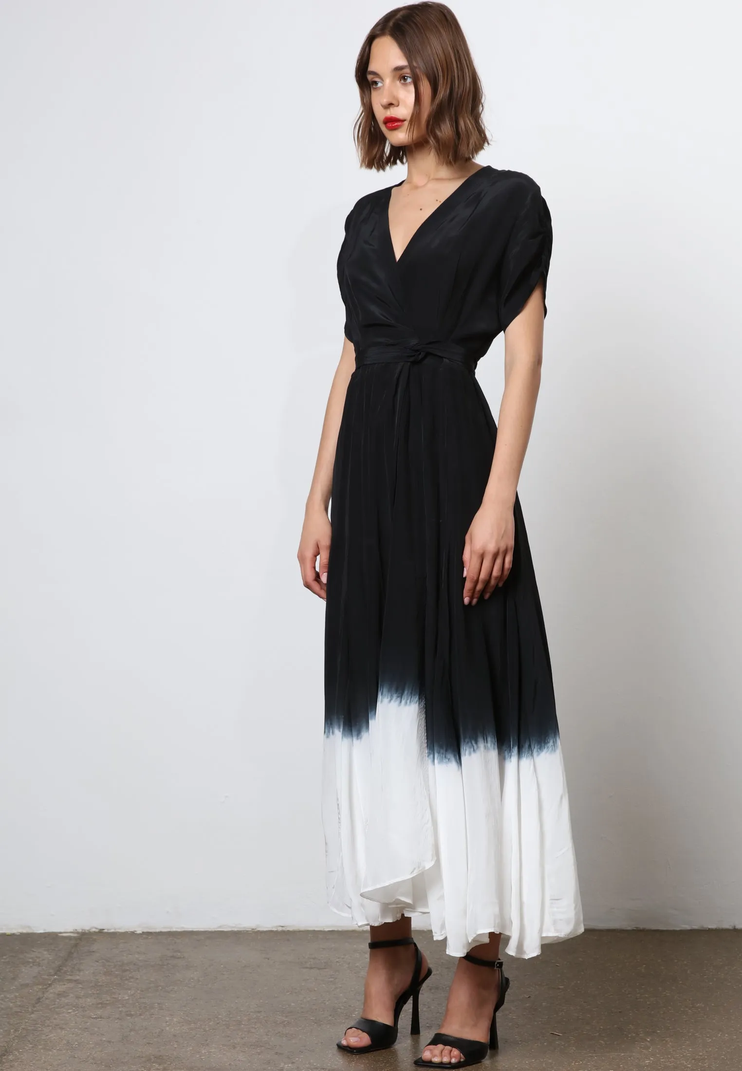 SOLSTICE MAXI DRESS DIP DYE