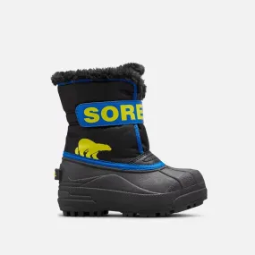 Sorel Black Super Blue Toddler Snow Boots