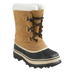 SOREL Youth Caribou Waterproof Winter Boot (Buff)