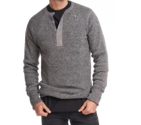 Stanfield's Fleece Lined Wool Henley for Men