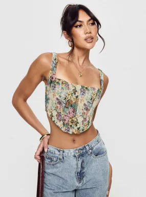 Tender Heart Multi Corset Top