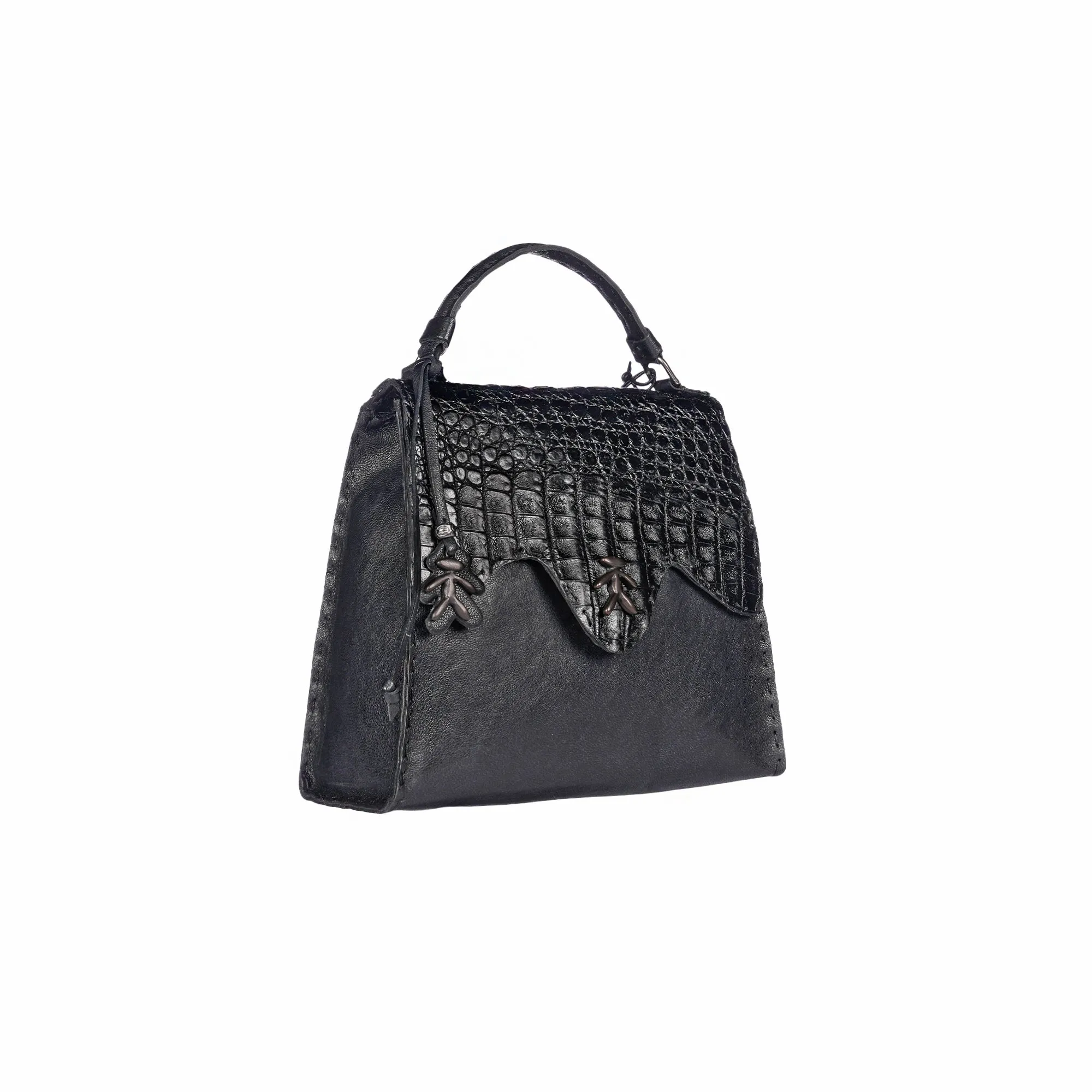 Tiffany Extra Small Black Crocodile Iron