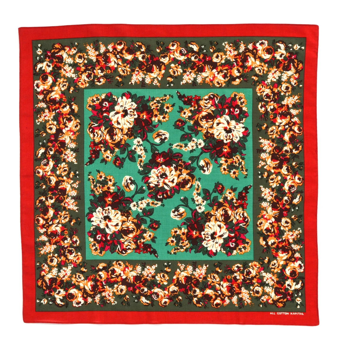 Turquoise Kapital Color Bandana Nadeshiko Champetre