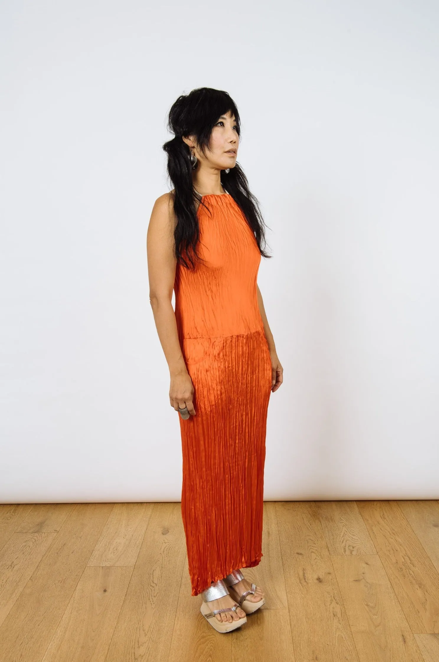 Twisted Maxi Halter Dress - Saffron | Buy Online Now