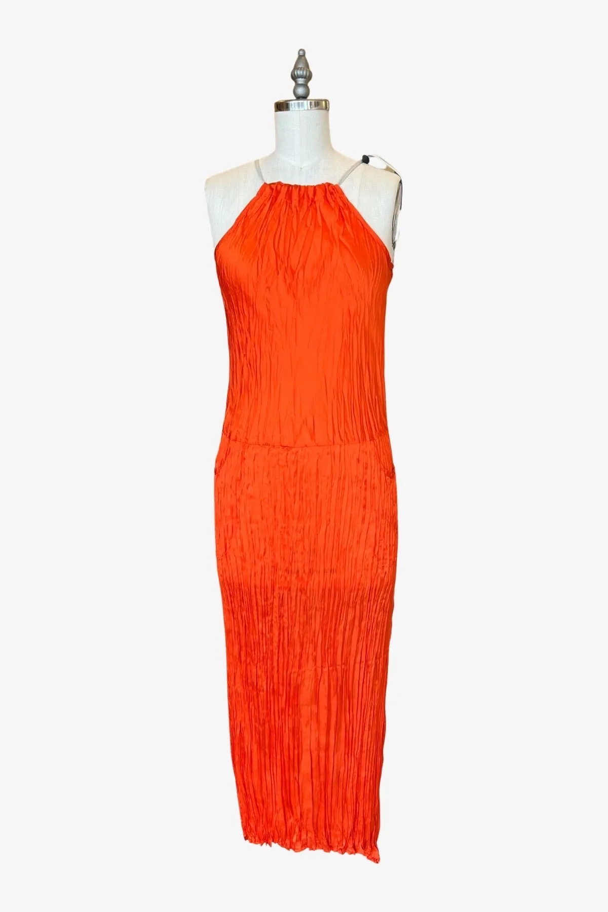 Twisted Maxi Halter Dress - Saffron | Buy Online Now