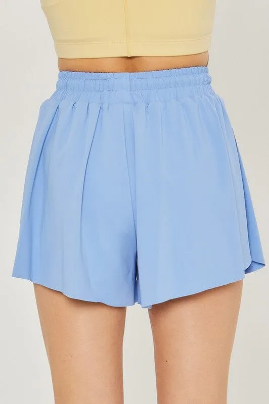 Two In One Activewear Drawstring Shorts