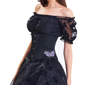 Underbust Steampunk Corset - Waist Control - Gothic Bodice