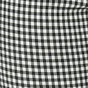 Vintage Black White Gingham Capris With Yoke Waist - Unique and Stylish