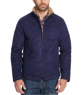 Weatherproof Mens Quilted Fleece-Lined Jacket