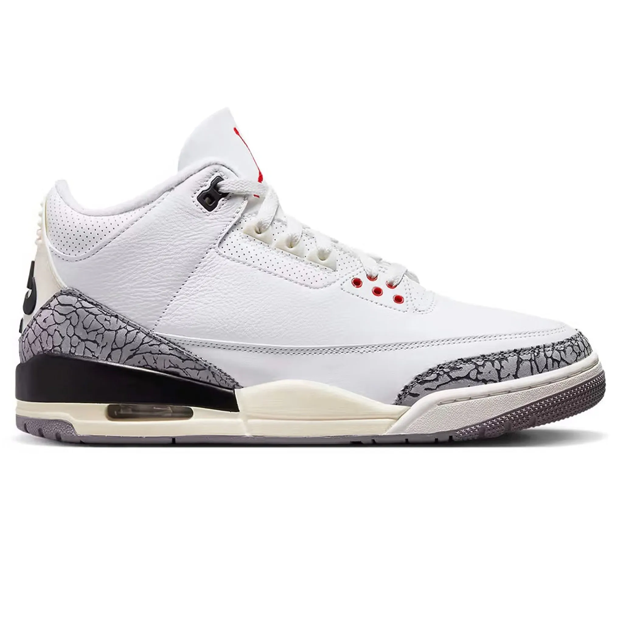 White Cement Air Jordan 3 Retro - Revamped Iteration