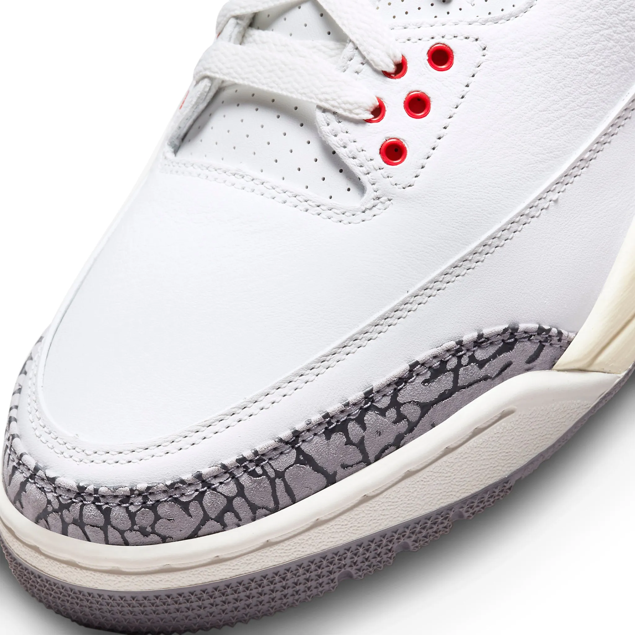 White Cement Air Jordan 3 Retro - Revamped Iteration