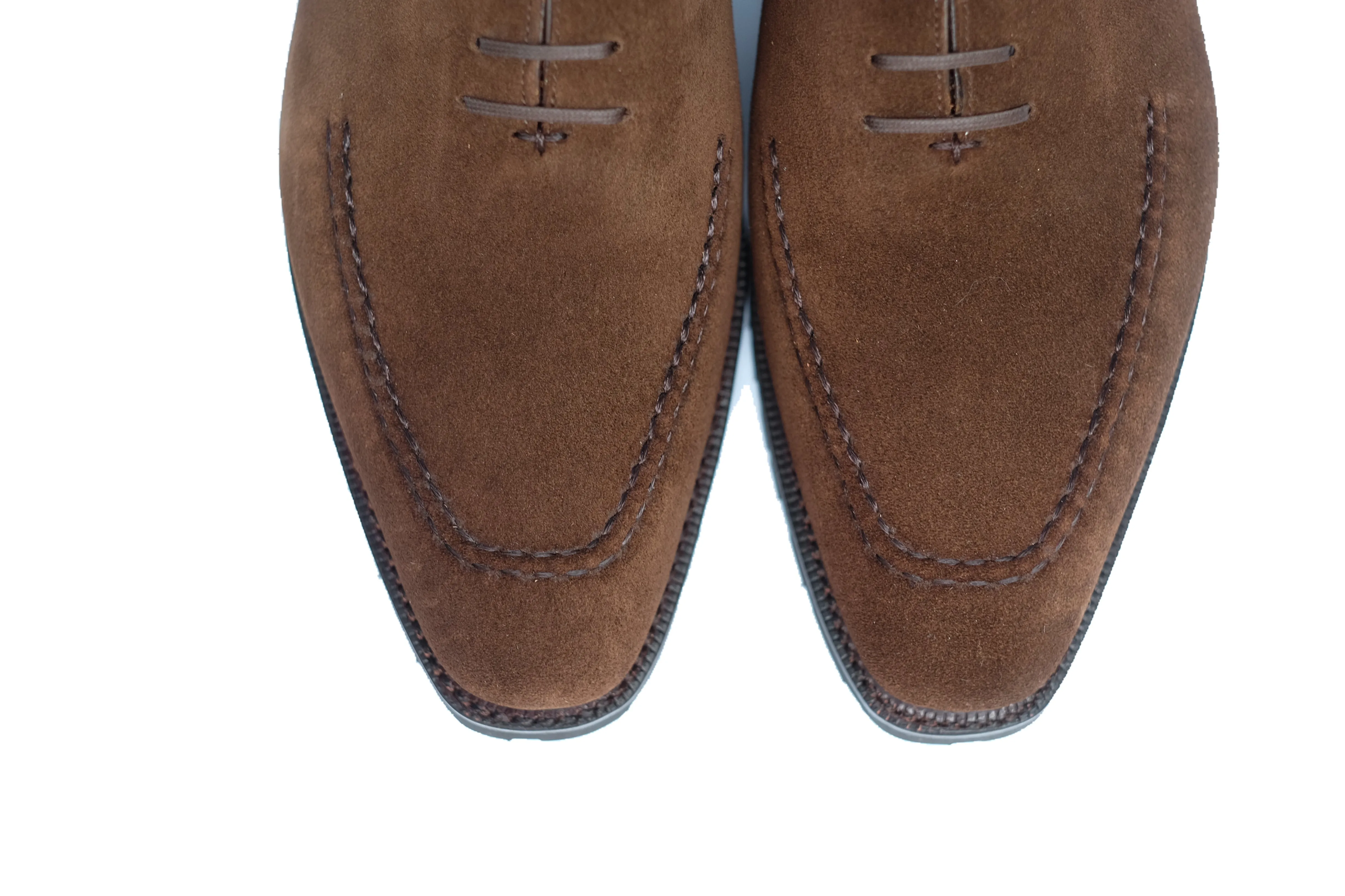 Whittier Dark Brown Suede Shoes