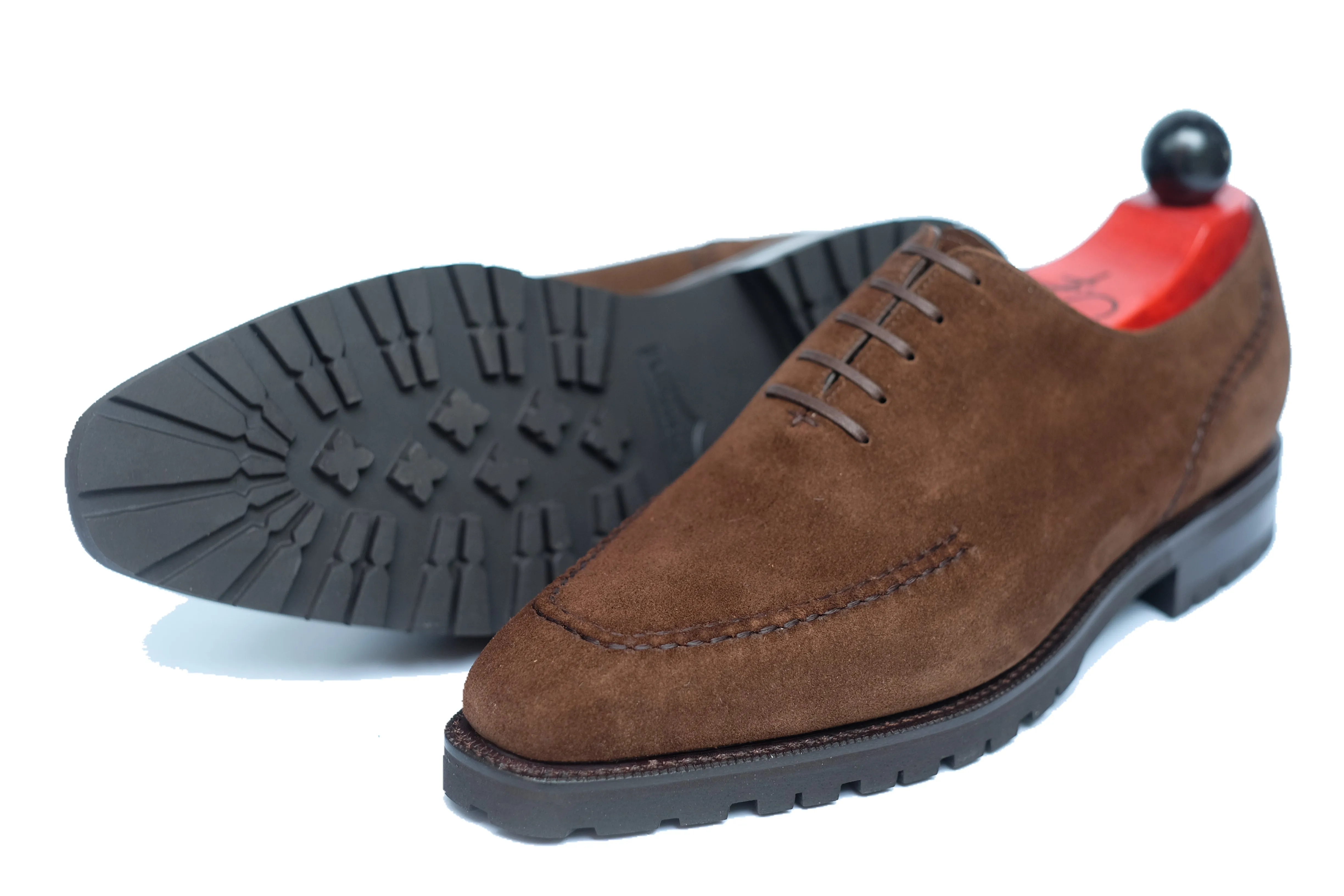 Whittier Dark Brown Suede Shoes