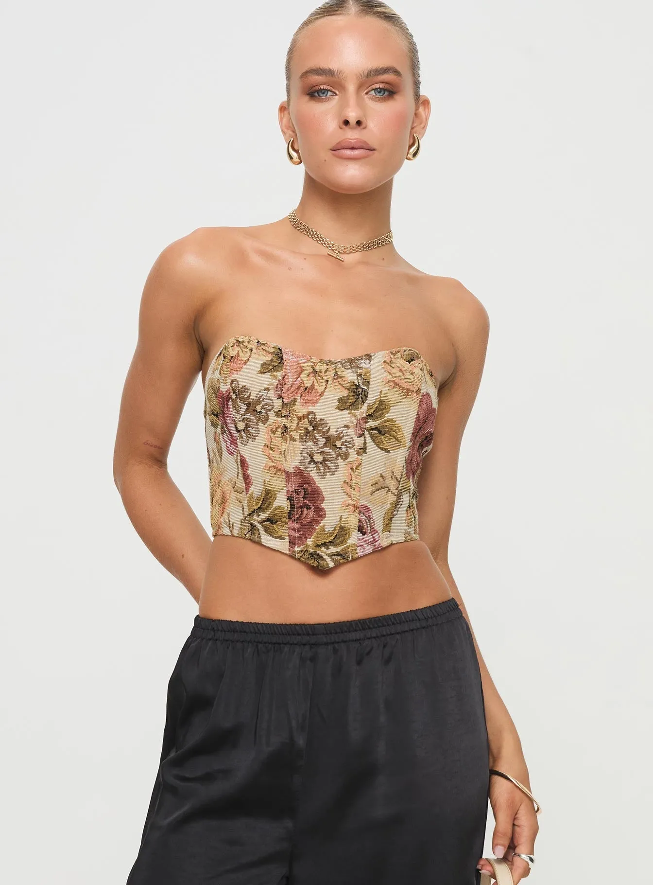 Wilson Strapless Bustier Top - Multi | Shop Now