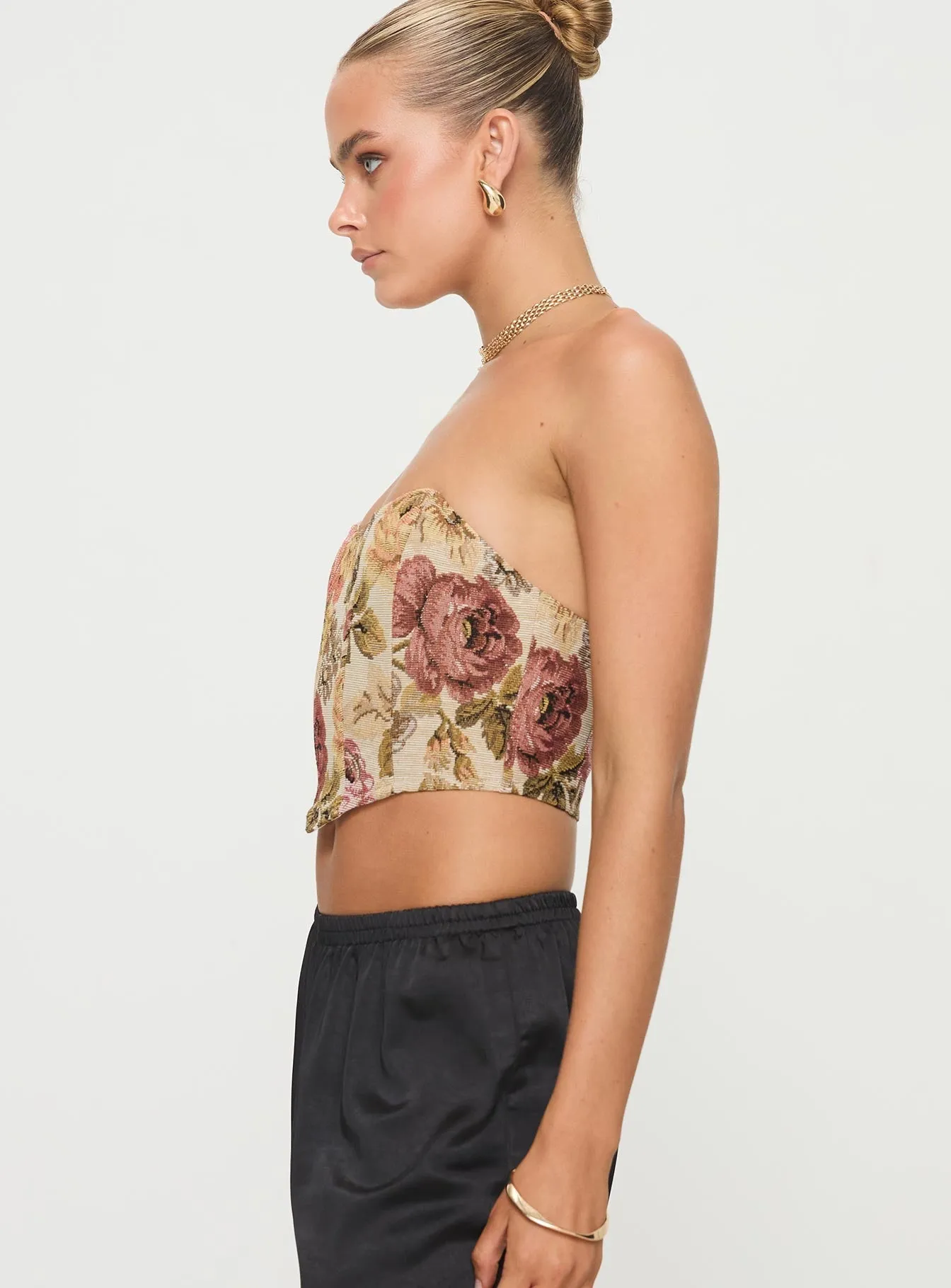 Wilson Strapless Bustier Top - Multi | Shop Now