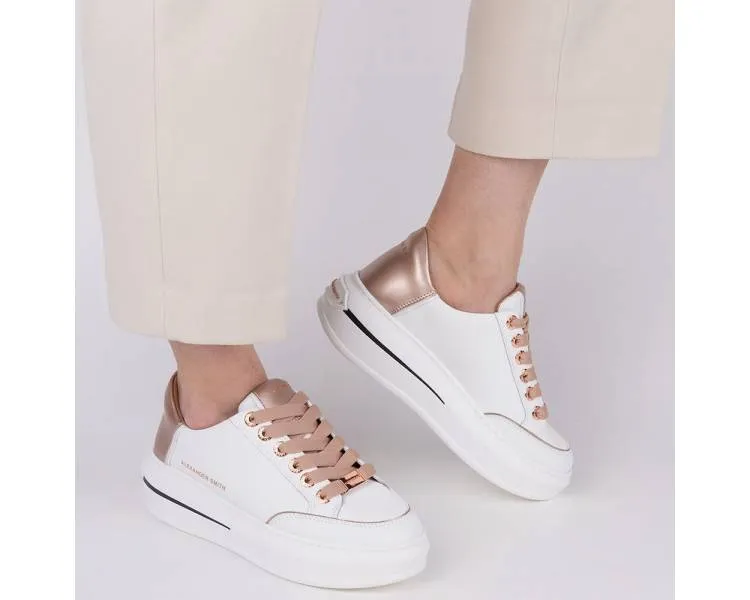 Women's Alexander Smith Lancaster copper sneakers.