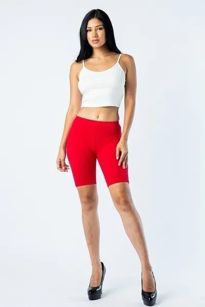 Women's Cotton Biker Shorts for Activewear