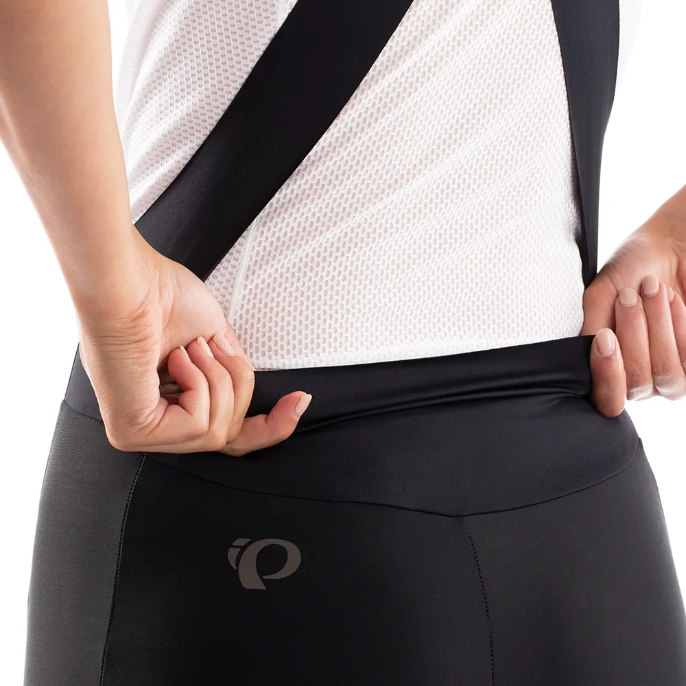 Women's cycling capris with built-in padding for better performance and comfort.