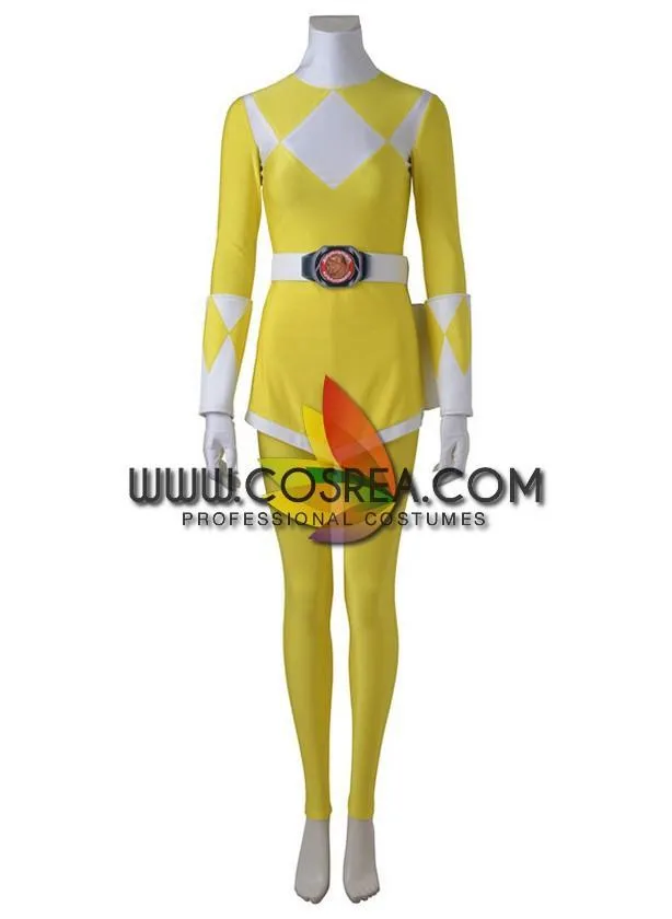 Yellow Ranger Cosplay Costume - Mighty Morphin Power Rangers