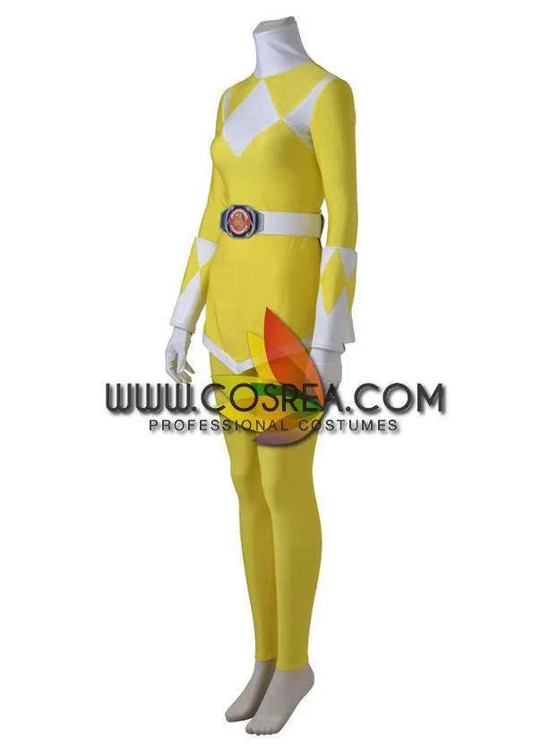 Yellow Ranger Cosplay Costume - Mighty Morphin Power Rangers