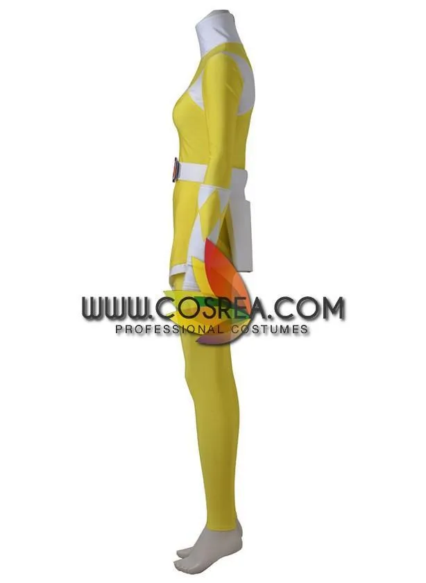 Yellow Ranger Cosplay Costume - Mighty Morphin Power Rangers