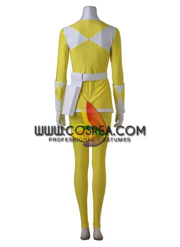 Yellow Ranger Cosplay Costume - Mighty Morphin Power Rangers